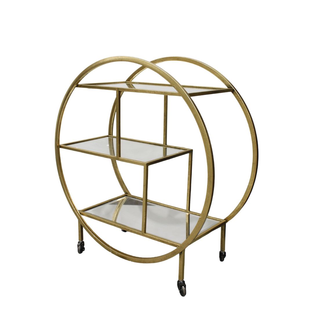 CIRCO DRINKS TROLLEY GOLD image 1